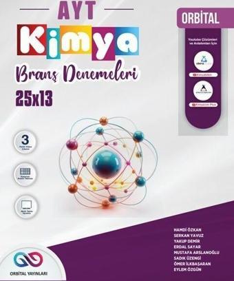 Orbital Yayınları AYT Kimya 25 x 13 Branş Denemeleri - Orbital yayınları