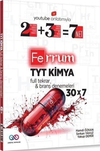 Orbital Yayınları TYT Kimya Ferrum 30 x 7 Branş Denemeleri - Orbital yayınları