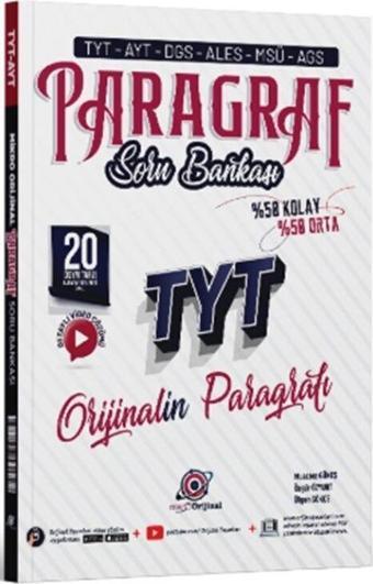 Orijinal Yayınları TYT Paragraf Mikro Soru Bankası - Orijinal Yayınları
