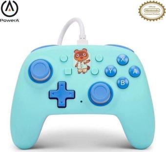 PowerA Nano Kablolu Oyun Kolu - Nintendo Switch Mario Bros Animal Crossing: Hello Tom Nook