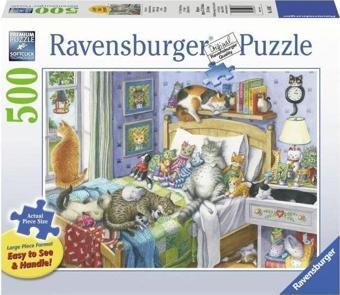 Ravensburger Cat Nap 500 Parça Büyük Puzzle - 14966