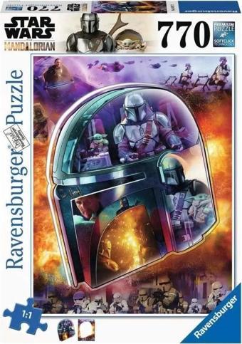 Ravensburger Star Wars The Mandalorian: Helmet 770 Parça Puzzle