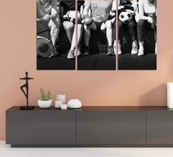 Veraart Spor 3 lü Set Pleksi Cam Tablo Spor & Arkadaşlık