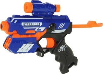 Hak-İş Oyuncak Lazerli Soft Mermi Atan 10 Mermili Mavi