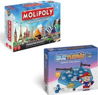 Moli Toys Buz Tuzağı + Molipoly Emlak Ticaret Oyunu 2'Li Set