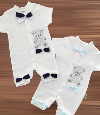 Aist Baby Taş İşlemeli Kısa Tulumlar