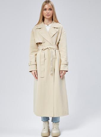 Oversize Rüzgarlık Detaylı Trençkot