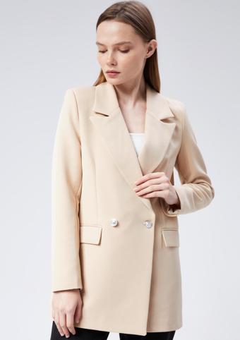 Oversize Dokuma Blazer Ceket