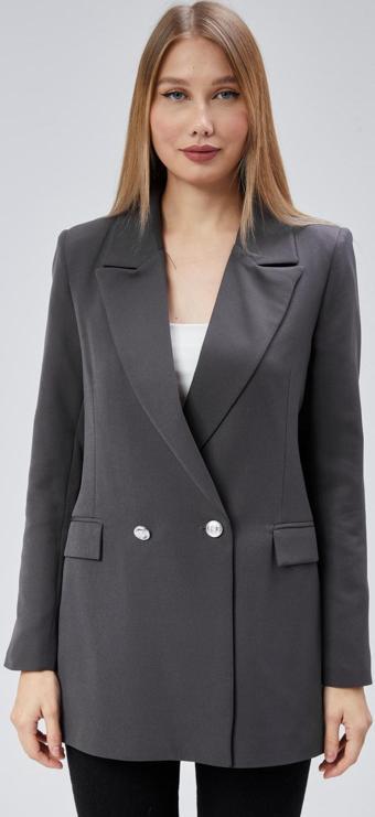 Oversize Dokuma Blazer Ceket