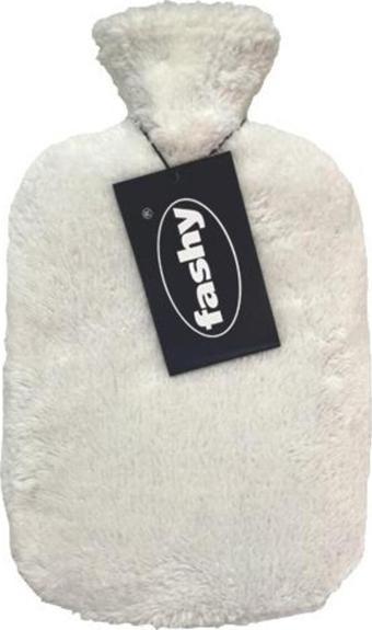 Fashy Peluş Kılıflı Sıcak Su Torbası - Beyaz