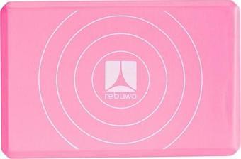 Rebuwo EVA Köpük Yoga Bloğu Açık Pembe, Destekleyici ve Hafif, EVA Foam Yoga Block Light Pink