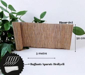 50 cm x 3 Metre Kamış Hasır Balkon Çiti