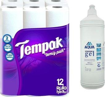 Tempak Ultrason Jeli 1 Lt Kağıt Havlu 12 Li 1 Adet Ultrason Ve Ekg Seti
