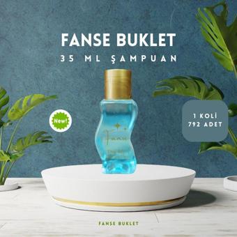 Fanse Otel Temizlik Medikal Malzemeleri Tek Kullanımlık Otel Buklet Duş Jeli S Şise 792 Adet 35 Ml