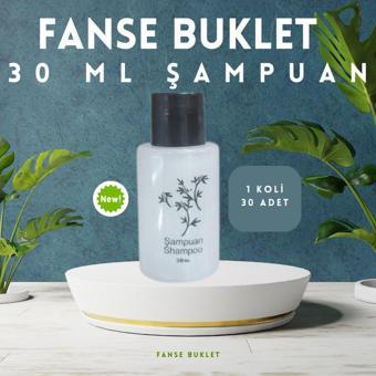 Fanse Otel Temizlik Medikal Malzemeleri Tek Kullanımlık Şampuan 30 Adet