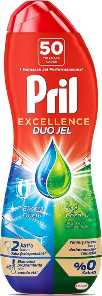 Pril Marka: Excellence Jel Yağ Çözücü 900 Ml 50 Yıkama Kategori: Bulaşık Makinesi Temizleyici