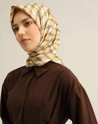 Armine E25YA9309D02 33 Dj Saf İpek Eşarp 9309D (T)