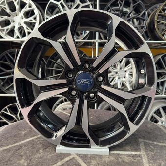 16" (inç) 5x108 FOCUS UYUMLU Siyah Elmas Kesim Jant Modeli Ford