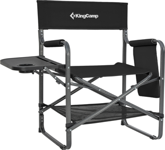KingCamp Ash Compact Katlanır Kamp Sandalyesi Black