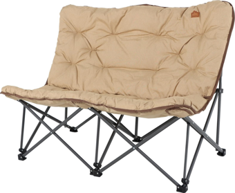 KingCamp Lemon Lux Double Ultra Konforlu Çift Kişilik Kamp Sandalyesi Khaki