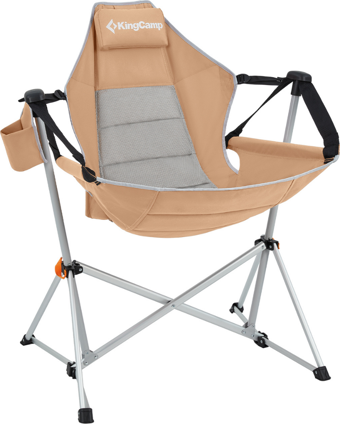 KingCamp Orchid Salıncaklı Katlanır Kamp Sandalyesi Khaki/Grey