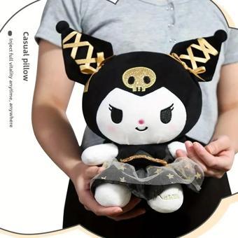 Sanrio Kuromi Hello Kitty Özel Seri 25 Cm Peluş Oyuncak