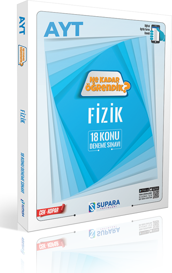Supara AYT Fizik 12 Konu Deneme Ne Kadar Öğrendik Çek Kopar Supara Yayınları - Supara Yayınları
