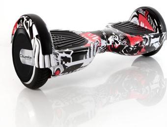 Citymate Elektrikli Kaykay Hoverboard 6.5 Inch Alacalı Grafity Desenli Akıllı Denge - Çanta Hediyeli