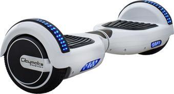 Citymate Elektrikli Kaykay Hoverboard 6.5 Inch Ledli Model Beyaz 