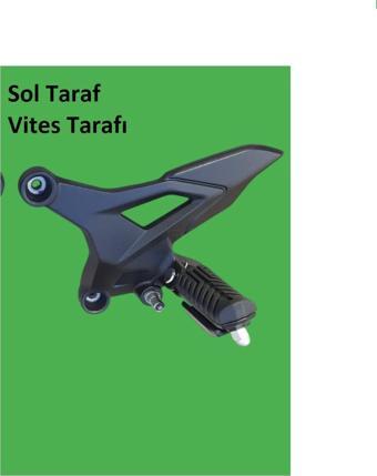 Supermoto Cf Moto Nk 250 ,250 Sr Ön Sol Braket Basamak Dahil Euro 5 Uygun Vites Tarafı  