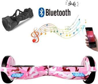 CityMate Elektrikli Kaykay Hoverboard Bluetooth Hoparlörlü 6.5 Inch Grafiti Desenli Çanta Hediye