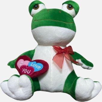 Gran Toys Peluş Kalpli Kurbağa - 40Cm