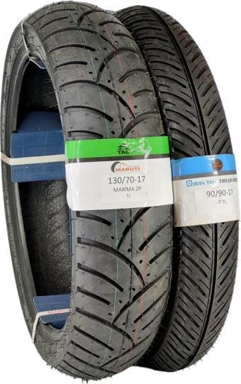 Maruti Tyres Mondial 125 Drift L Cbs Ön/Arka Set 90-90-17 / 130-70-17 Dubleks Motosiklet Lastiği