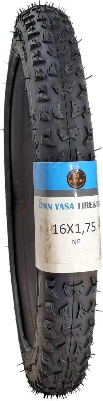 İran Yasa Tire & Rubber 16 Jant Bisiklet Dış Lastik 16X1.75 Np Bisiklet Lastiği +İç Lastik