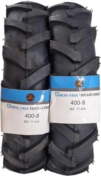 İran Yasa Tire & Rubber 400-8 Çapa Makinesi Lastiği Traktör Desen Set