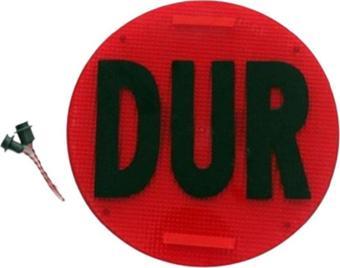 Otodemir Dur Levhası Ledli - Dur Levhası Işıklı - Araba Dur Levhası Ledli - Servis Araçlarına Uygun Dur Levha