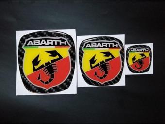 Cvs Fıat Egea (Hatchback) Abarth Logo Set (3'Lü)