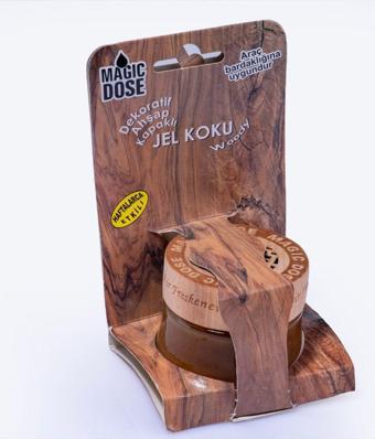 Magıc Dose Dekoratif Ahşap Kapaklı Jel Koku 50 Ml Woody (Yeni Ürün )