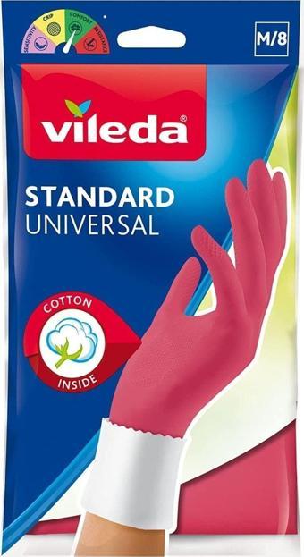 Vileda Standart Eldiven %100 Doğal Lateks, Orta Boy M