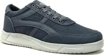 Dakırs Gri Füme Bağcıklı Keten Sneaker Spor Ayakkabı