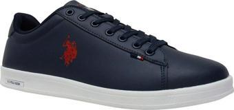 U.S. Polo ASSN. Lacivert Beyaz Bağcıklı Sneaker Spor Ayakkabı