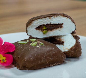 Çikolata Kaplamalı Kaymaklı Lokum, Lokum, Çikolata, Çerez, Kuruyemiş, Turkish Delight 500gr