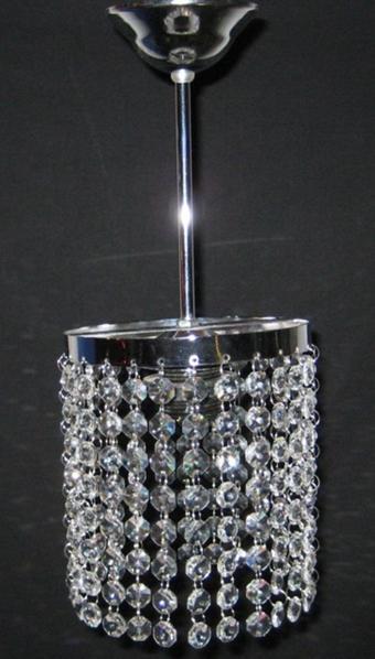 Tekay Aydınlatma Taşlı Avize Metal Krom Iskelet