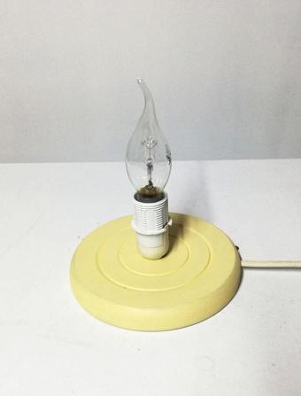 Tekay Aydınlatma Ahşap Ayaklı Gece Lambası Abajur Ayağı. E 14Duy Mum Duy Dekoratif Gece Lambanız