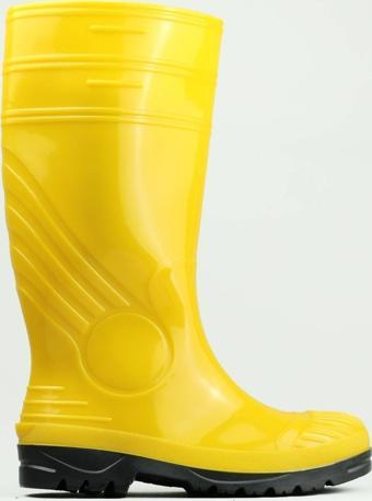 Pabucchi E-500 Çelik Burunlu Su Geçirmez Soğuk Geçirmez Uzun Unisex Lastik Çizme - İnşaat, Tarım, Sanayi ve Balıkçı Çizmesi