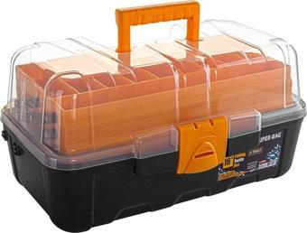 Süper-Bag 16" Raflı Balıkçı Takım Çantası SARI