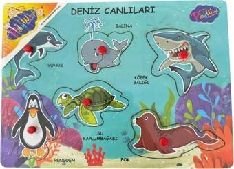 Oscar Ahşap Tutmalı Deniz Canlıları Puzzle