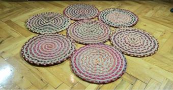 Yağlıoğlu Tekstil Hasır Jut Kilim-Örgü Halı