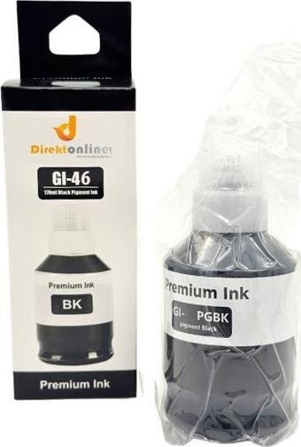 Canon GI-46/4411C001 Siyah Muadil Mürekkep