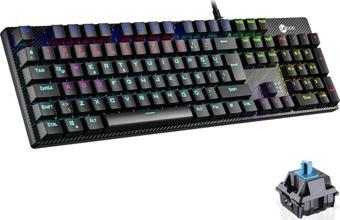 Lenovo Lecoo KG1101 RGB Blue Switch Kablolu Mekanik Oyuncu Klavyesi